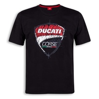 Ducati Corse Mens Sketch Black T-Shirt [Size:Medium]