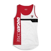 DC Track 21 White Singlet