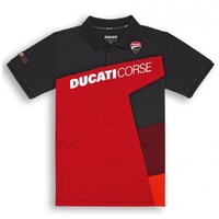 DC Sport Polo Shirt Red L