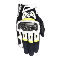 Alpinestars Mens SMX 2 Air Carbon V2 Black White Fluro Gloves